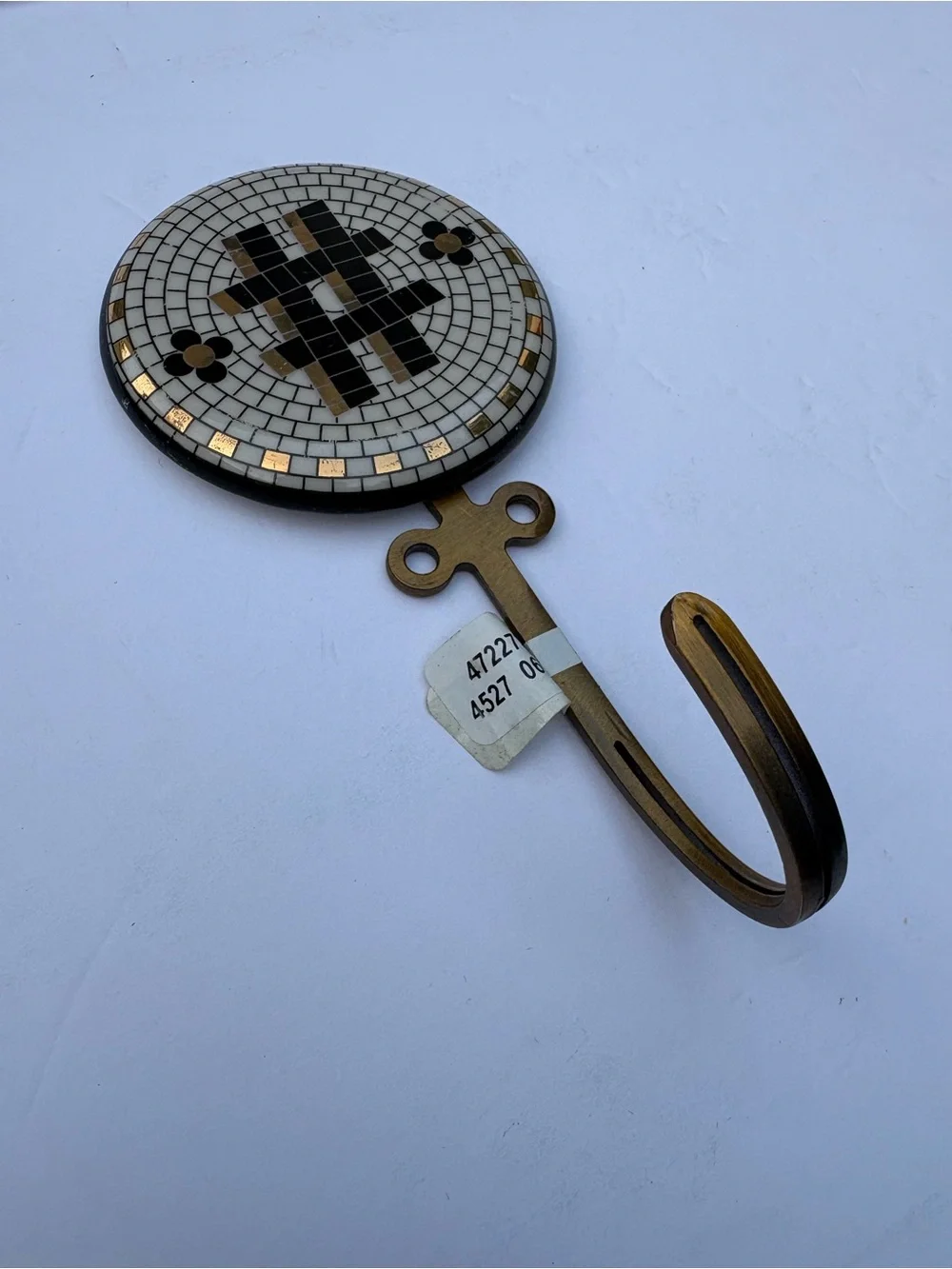 NWOT Bistro Tile Monogram Hook
